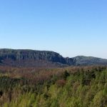 Blick vom Rabentürmchen zu den Affensteinen Blick vom Rabentürmchen zu den Affensteinen