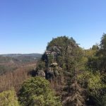 Blick vom Rabentürmchen zum Kleinen Lorenzstein Blick vom Rabentürmchen zum Kleinen Lorenzstein