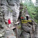 markierter Wanderweg markierter Wanderweg
