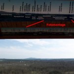 Aussichtsplattform mit Hinweisschild