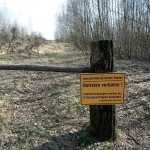 Durchgang verboten