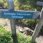 Wegweiser zu den Kampen