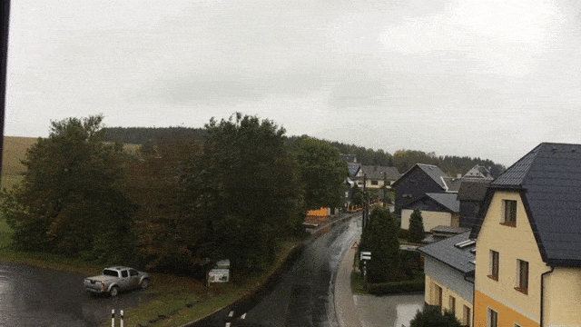 Spechtsbrunn - trostlos im Dauerregen