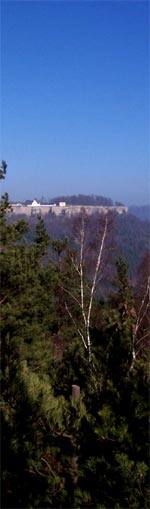 Blick zur Festung K&ouml;nigstein